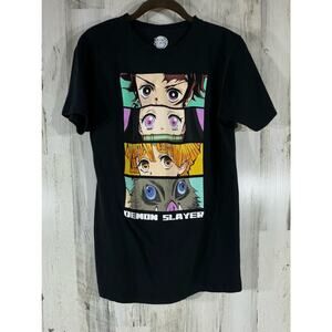 Demon‎ Slayer Kametsu No Yaiba Graphic Tshirt Size Medium Character Eyes Anime